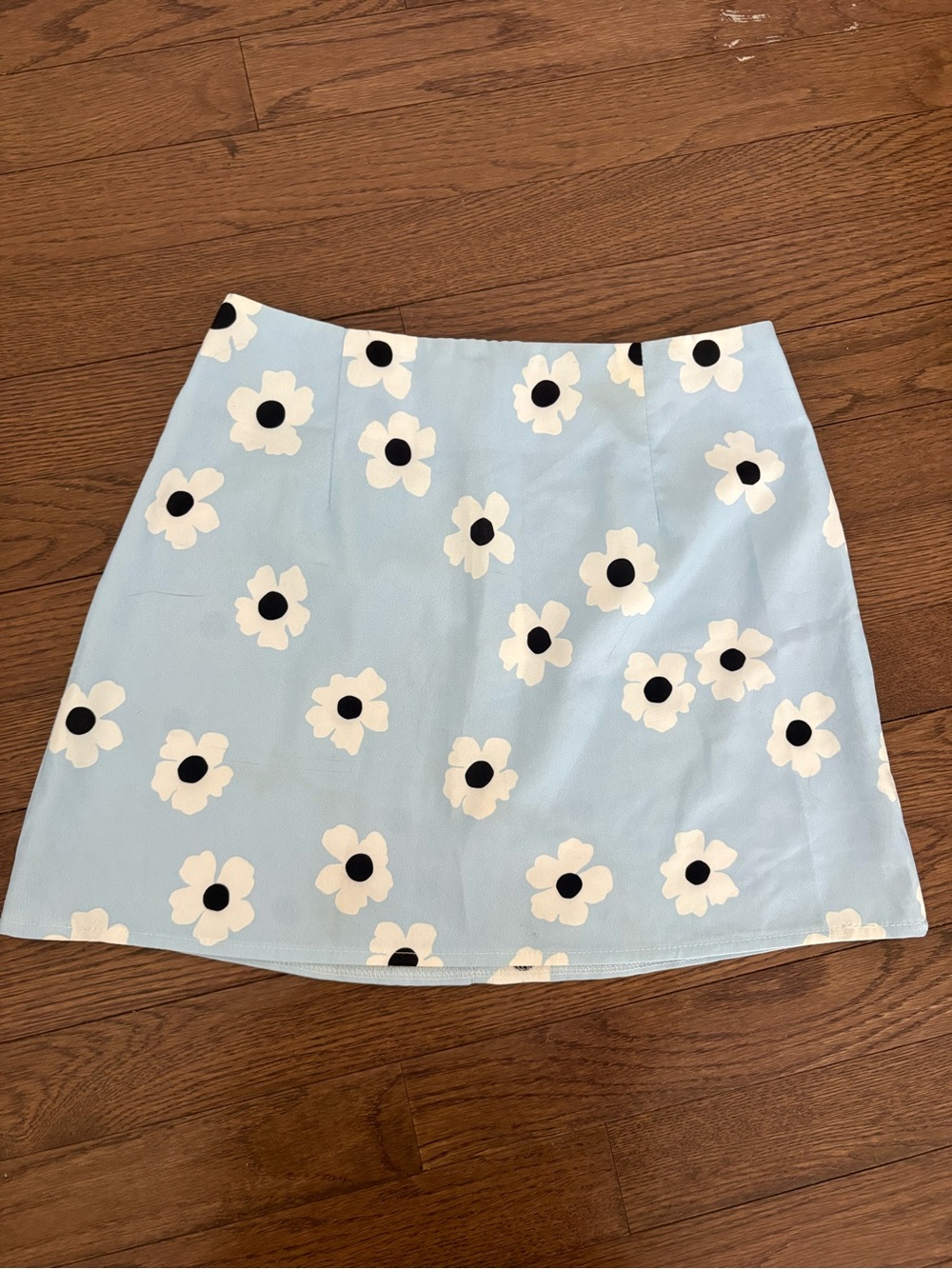 Princess Polly Pastel Blue Floral Mini Skirt